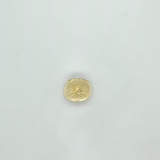 Yellow Sapphire (Pukhraj) 6.25 Ct Lab Tested Yellow Sapphire (Pukhraj) 6.25 Ct Lab Tested